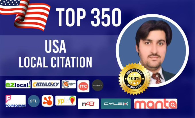 Gig Preview - List your business in 350 USA local citations