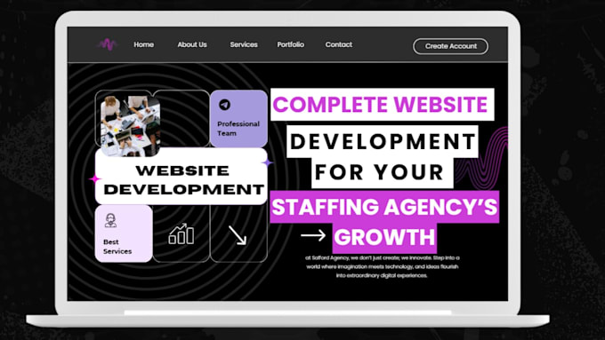 Gig Preview - Do professional website development for your business