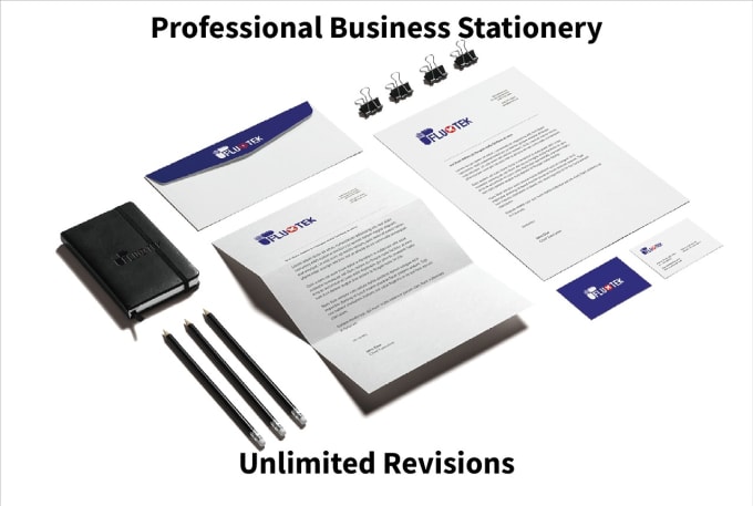 Gig Preview - Make modern business card,letterhead,envelope or invoice