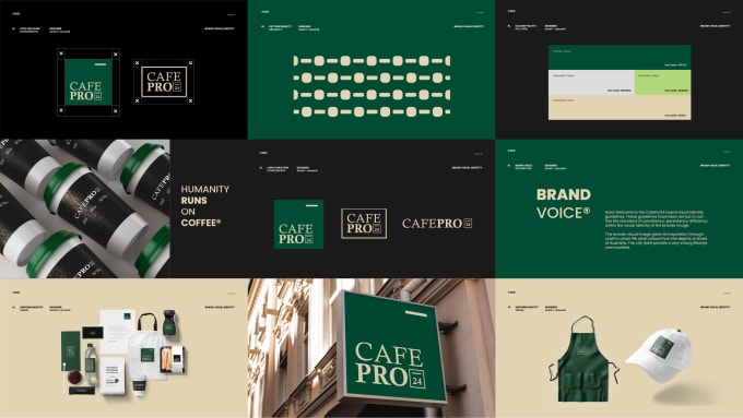 Gig Preview - Make awesome and stand out brand visual identity for your coffee shop