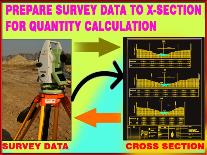 Gig Preview - Create cross section from your survey data