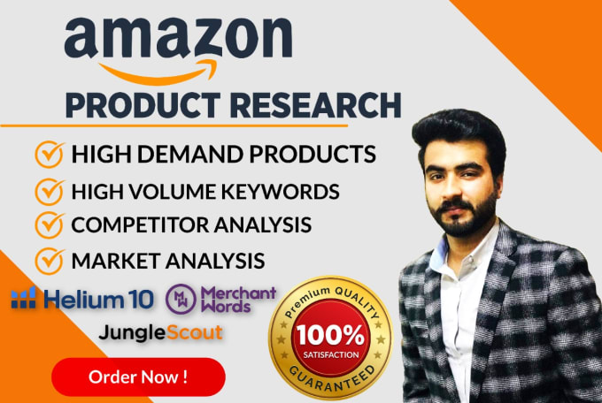 Gig Preview - Do amazon product research for fba private label