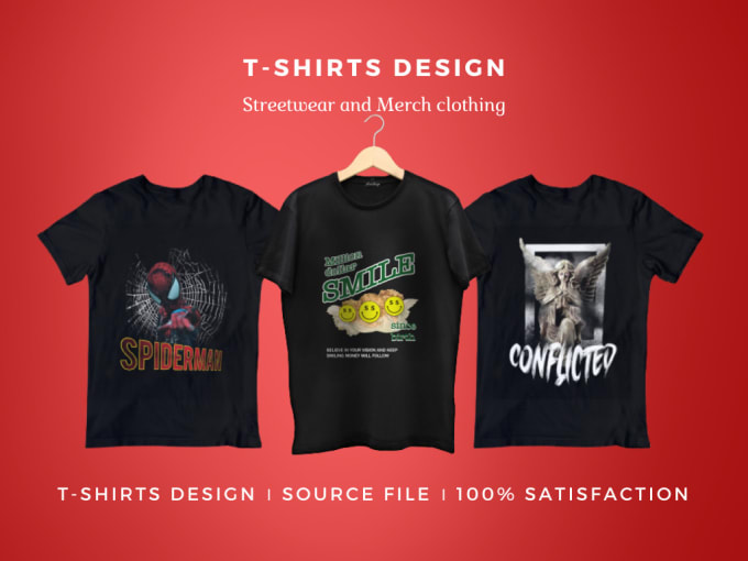 Gig Preview - Create a professional streetwear clothing design