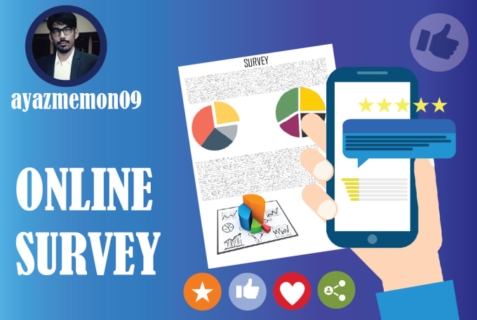 Gig Preview - Design or conduct your survey and reach up to 500 respondents