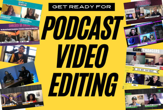 Gig Preview - Edit your zoom video and multi camera video into a podcast