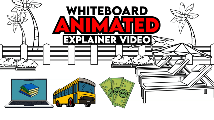 Gig Preview - Produce colorful whiteboard animation explainer video