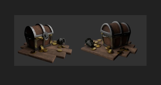 Gig Preview - Make low poly 3d props assets, environments for games and film