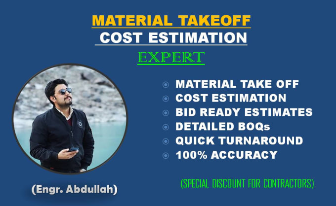 Gig Preview - Do material takeoff, boq, and cost estimation