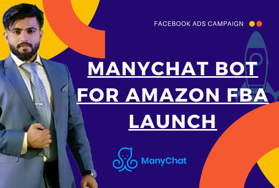 Gig Preview - Create manychat bot for your amazon business facebook chatbot