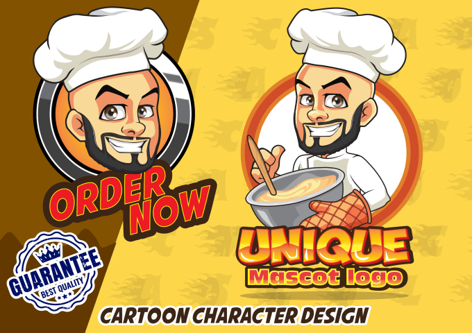 Gig Preview - Design modern mascot cartoon character for business , youtube, gaming