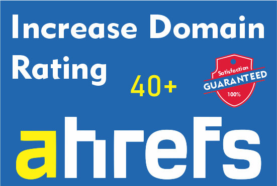 Gig Preview - Increase domain rating DR 40 plus with high authority SEO backlinks