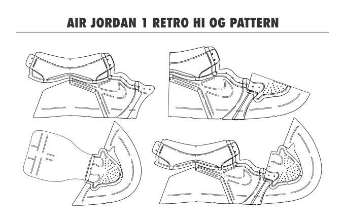 Gig Preview - Make you a air jordan 1 shoe pattern