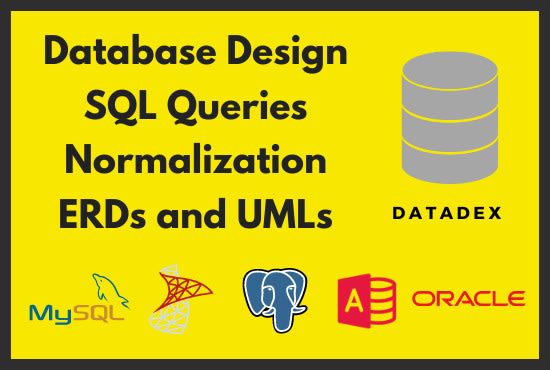 Gig Preview - Design your database and sql queries