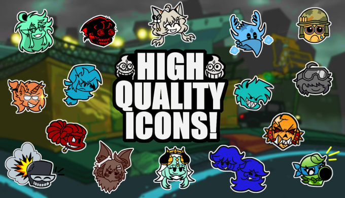 Bestseller - make custom icons for friday night funkin