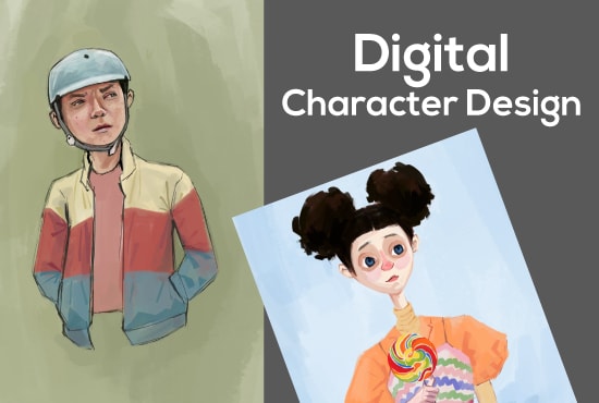 Gig Preview - Do cool character design portrait