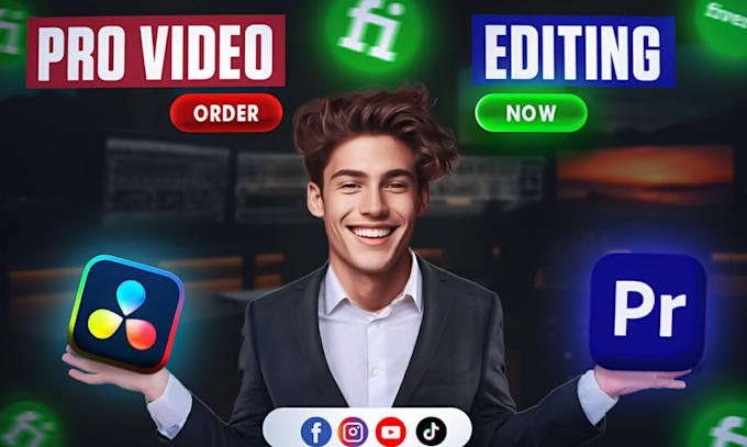 Bestseller - do professional and creative youtube video editing