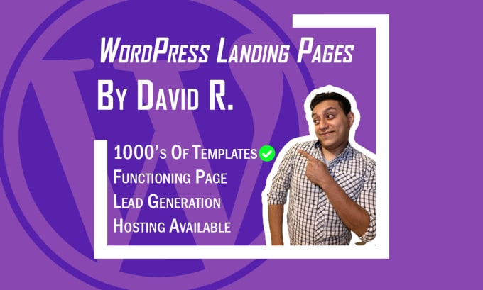 Gig Preview - Design your lead capturing landing page