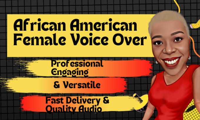 Gig Preview - Provide an urban african american female voice over