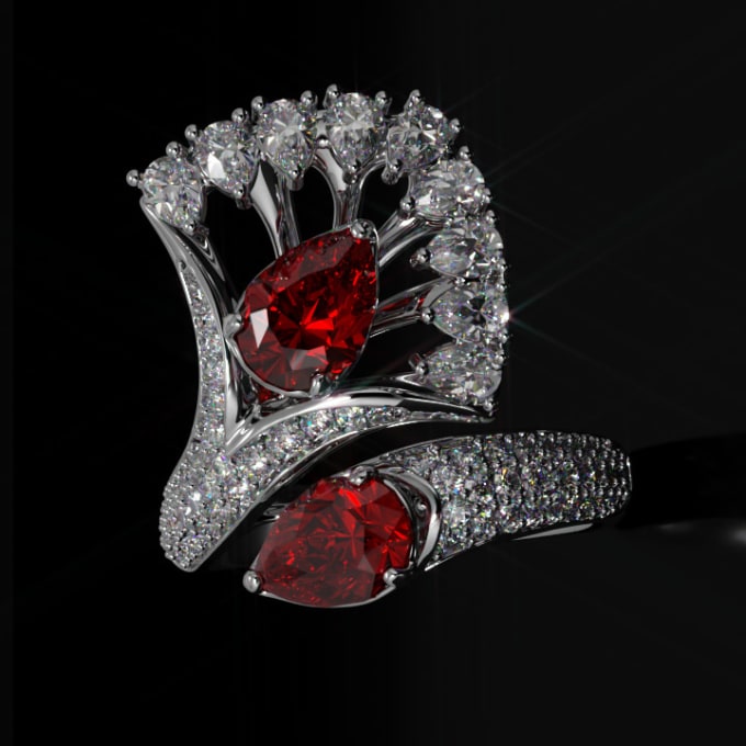 Bestseller - do jewelry design and realistic rendering