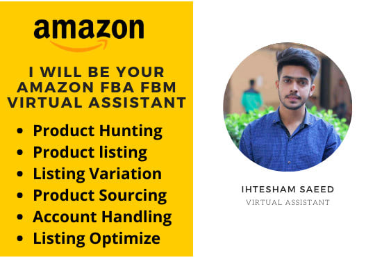 Gig Preview - Be your expert amazon or shopify fba virtual assistant a2z