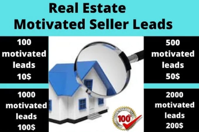 Gig Preview - Provide motivated sellers and cash buyers leads