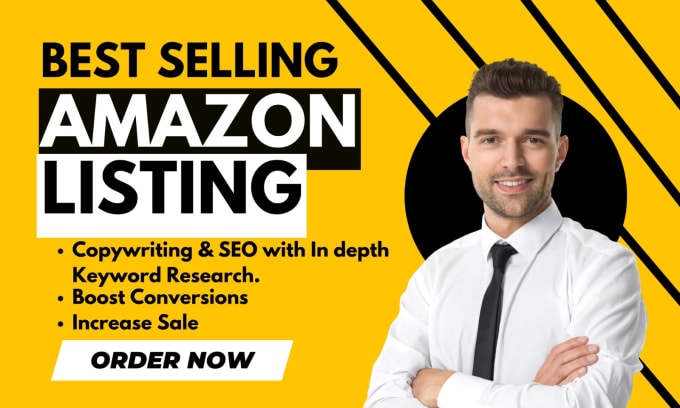 Gig Preview - Write best selling amazon listing SEO product descriptions