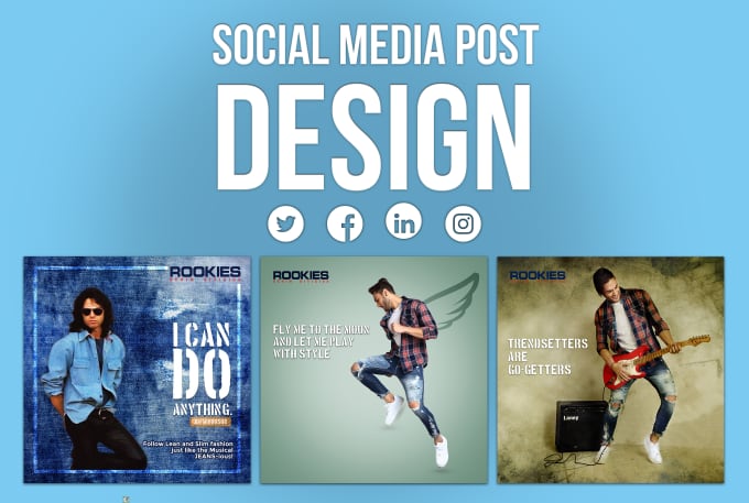 Gig Preview - Design social media posts for facebook and instagram