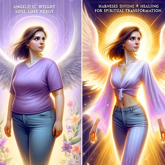 Gig Preview - Angelic weight loss energy harnesses divine healing for spiritual transformation