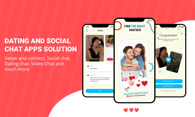 Gig Preview - Build online dating chat app