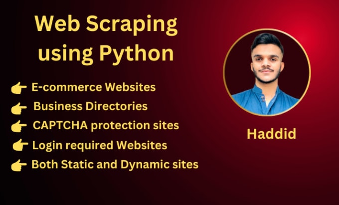 Gig Preview - Do perfect web scraping and data extraction using python