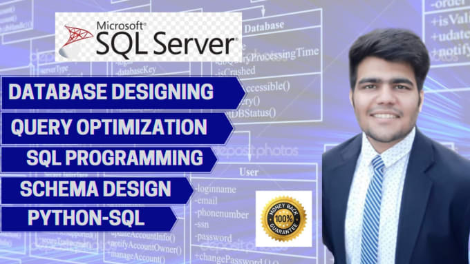 Gig Preview - Design database, sql queries on sql server , mysql