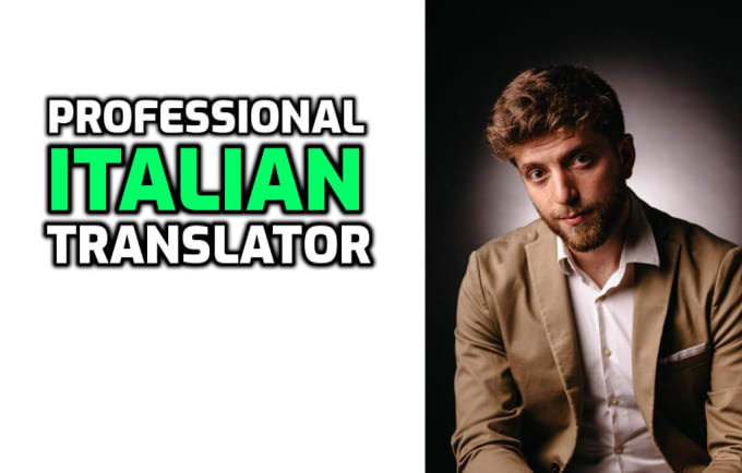 Gig Preview - Translate from english to italian