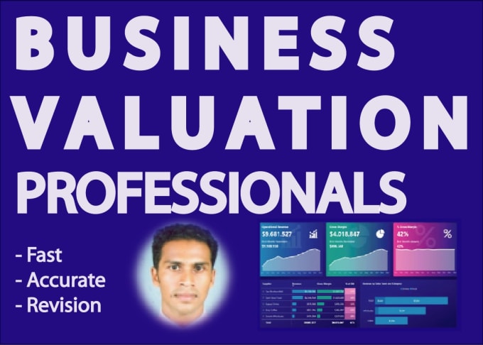 Gig Preview - Do business valuation, finance consultancy, finance analysis