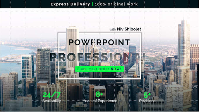 Gig Preview - Make an animated powerpoint presentations, animations design