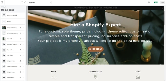 Bestseller - customize fix build your shopify site using CSS HTML javascript liquid