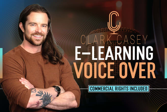 Gig Preview - Record american male voice over for elearning