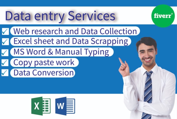 Gig Preview - Do massive data entry and elegant copy paste work