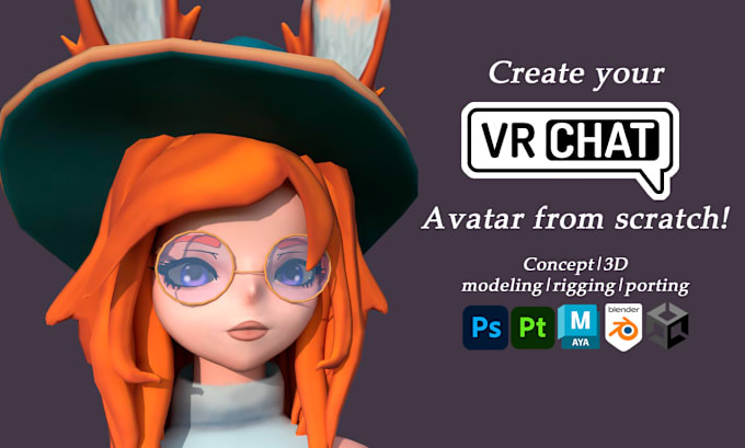 Bestseller - create your vrchat and 3d vtuber avatar from scratch