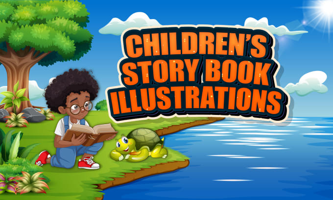 Gig Preview - Do children story book illustration and children book illustration