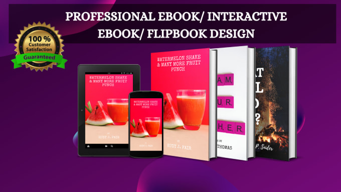 Gig Preview - Create any ebook, interactive ebook or flipbook