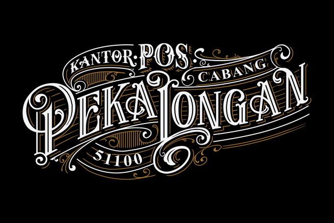 Gig Preview - Design hand lettering victorian style for you