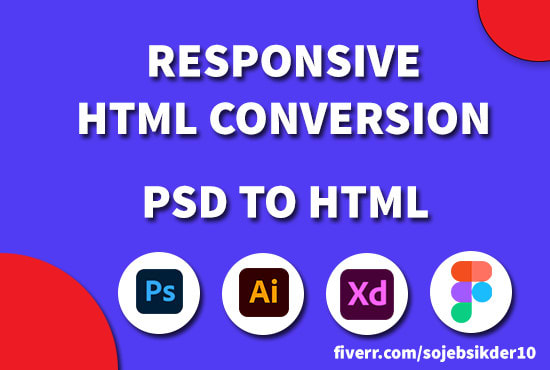 Bestseller - convert psd to HTML, figma to HTML, xd to HTML