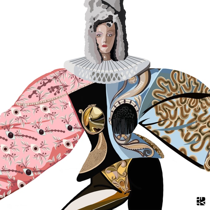 Gig Preview - Make fashion illustration for you