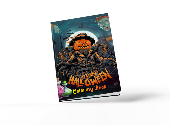 Gig Preview - Illustrated halloween coloring book