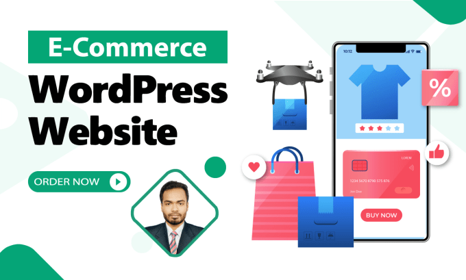 Gig Preview - Design woocommerce website or  wordpress ecommerce website