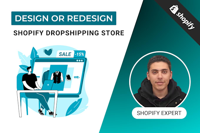 Gig Preview - Build a premium shopify dropshipping store USA suppliers