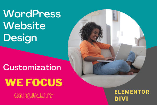 Gig Preview - Design and customize wordpress website