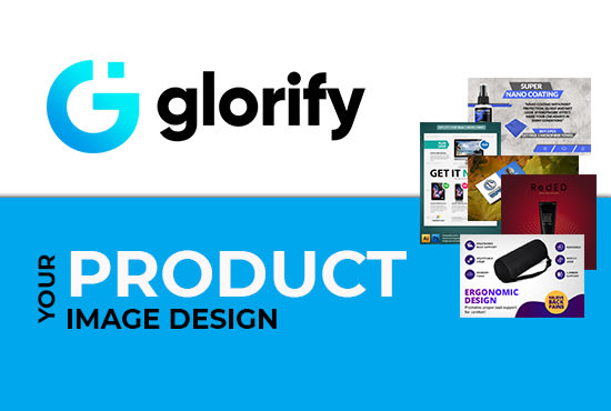 Gig Preview - Design product images using glorify