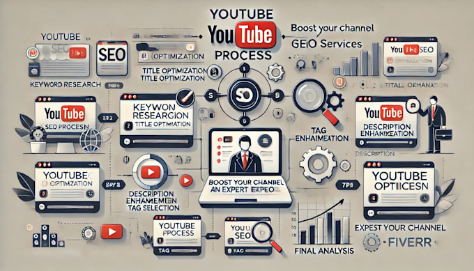 Gig Preview - Optimize your youtube video SEO with top titles, descriptions, and tags