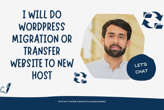 Gig Preview - Do wordpress migration or transfer website to new host